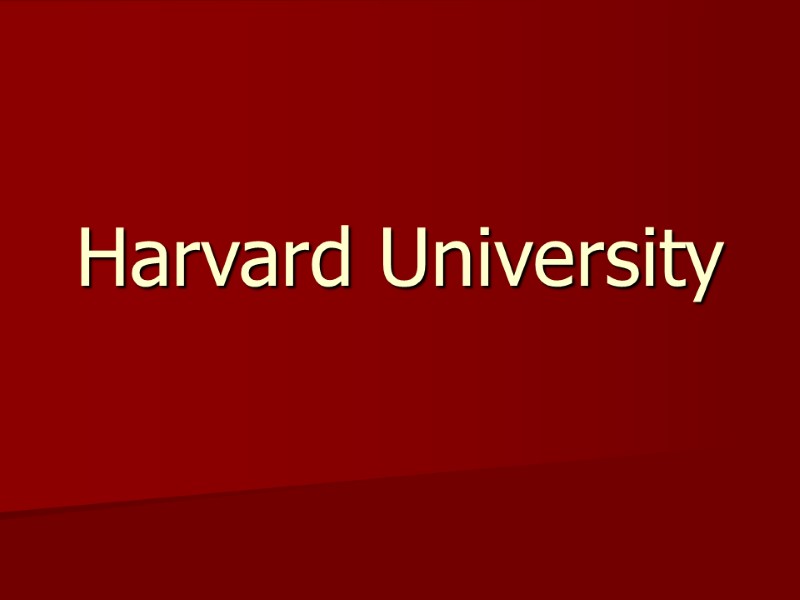 Harvard University